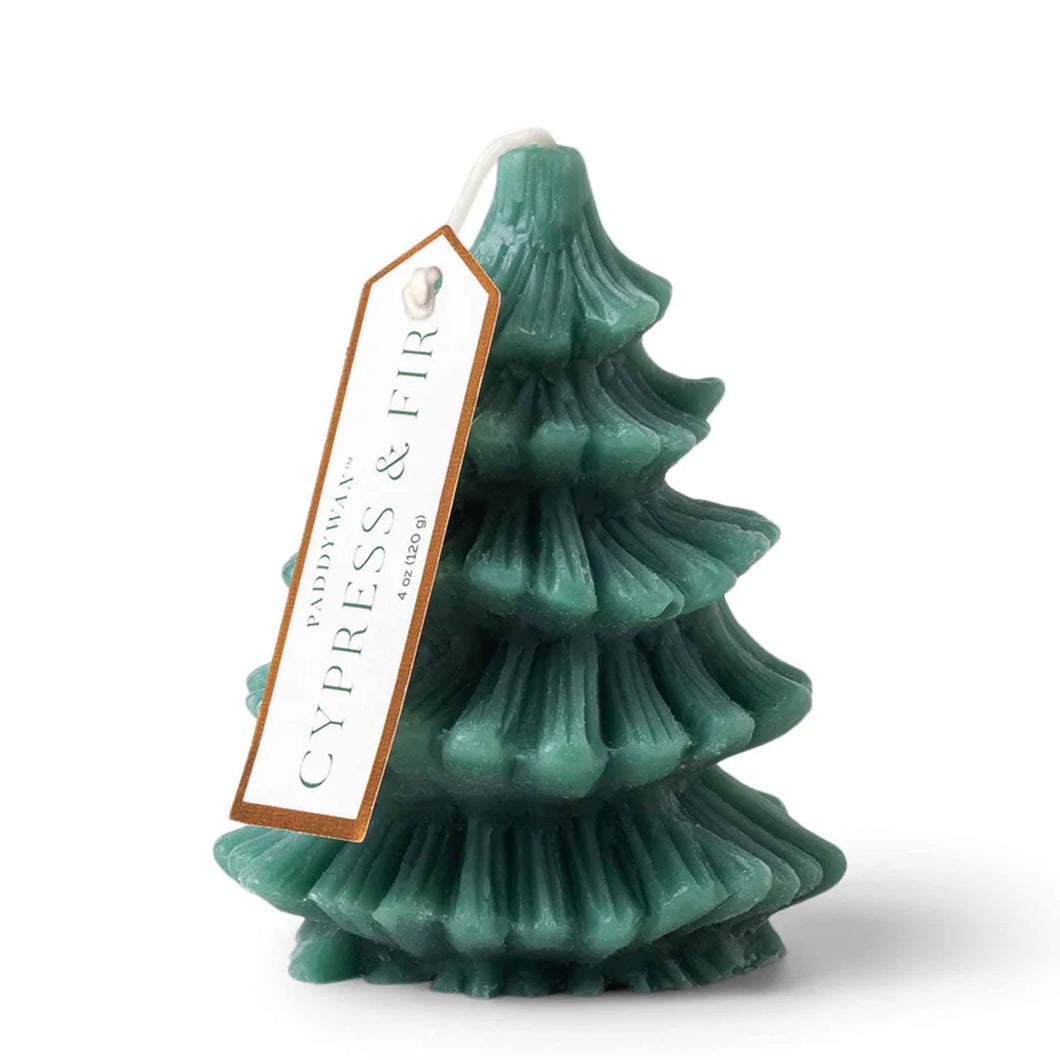 Cypress & Fir - Short Tree Totem Candle